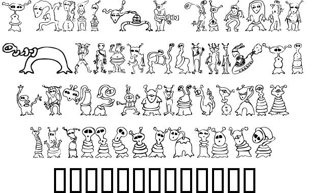 Alien Twits Font