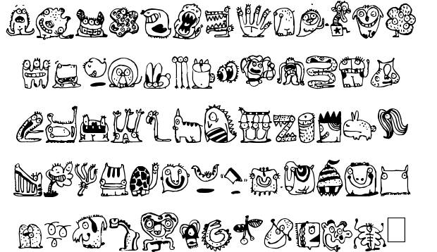 Monsterocity Font