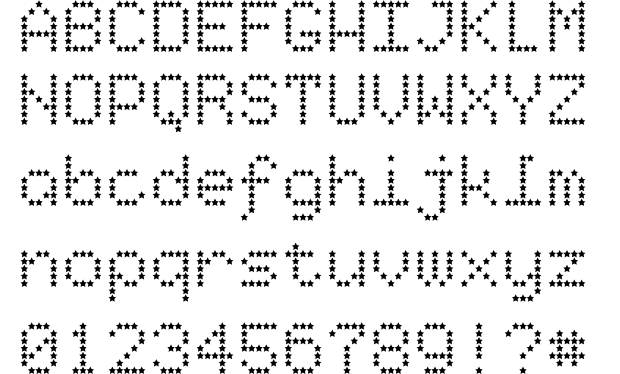 Starry Type Font