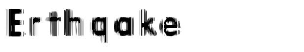 Erthqake Font