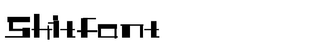 Shitfont