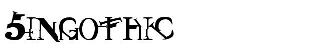 Singothic Font