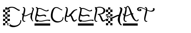 CheckerHat Font