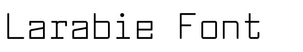 Larabie Font